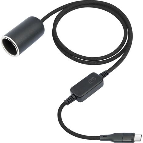 Adaptateur USB-C PD 18W pour voiture, convertisseur allume-cigare vers USB Type C 12V (1/5)