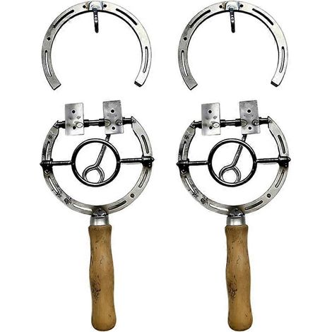 Set aus 2 wandmontierten, hufeisenförmigen Flaschenöffnern im rustikalen Stil, für Weinliebhaber, Dekoration für Zuhause, Küche und Bar. (1/5)