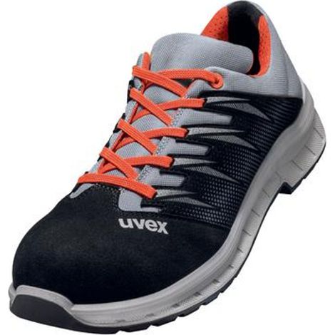 uvex Halbschuhe 2 trend S2 schwarz grau rot Weite 10 Gr. 37 (1/5)