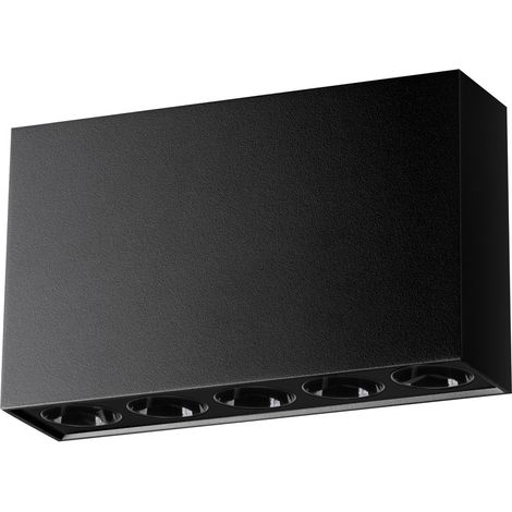 AURORA LED-Deckenleuchte Schwarz Aluminium Lumino 12.135.12