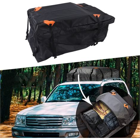 Sac de Rooftop pour Voiture 425L Oxford Imperméable Universel Portage Bagage Camping Voyage 600D (1/5)