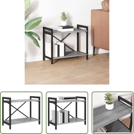 Étagère industriel - Étagère Sonoma gris 60 x 30 x 50 cm Bois d'ingénierie (1/5)