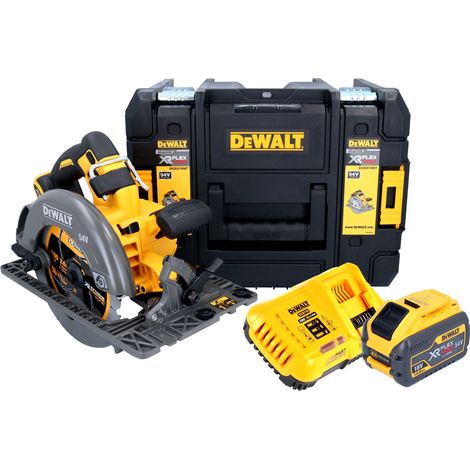 DeWalt DCS 579 Y1T Akku Handkreissäge 54 V FlexVolt 190 mm Brushless + 1x Akku 12,0 Ah + Ladegerät + TSTAK (1/5)