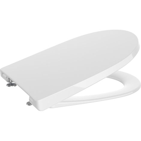 Tapa y asiento de Supralit® para inodoro compacto ONA - ROCA Características: Caída libre
