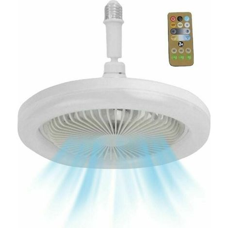 LED-Deckenventilator – 26 cm (10,23 Zoll) – 30 W – Einstellbare Lichtintensität (2800 K–6500 K) – 3 Geschwindigkeitsstufen – 1/2/4-Stunden-Timer – Inkl. Fernbedienung – Für Schlafzimmer, Wohnzimmer, K (1/5)