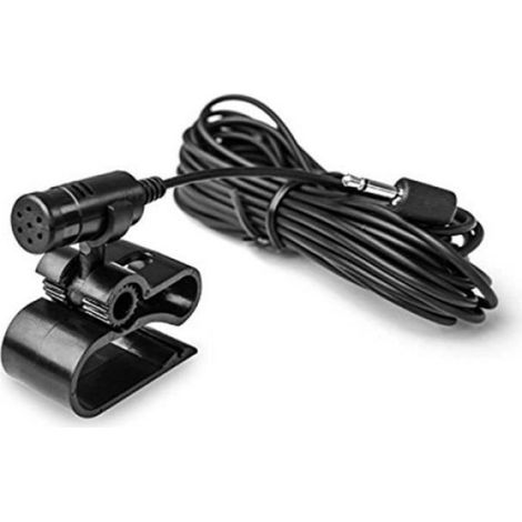 Microphone - Jack 3,5 Mm - Pour Autoradio Bluetooth - Câble 2,5 M - Support De Fixation Et Bonnette Anti-Vent - 1 Pièce (1/5)