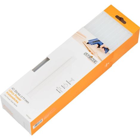 Stick adesivi ULTRA POWER L.250mm Cartucce di colla Ø 11mm 1000g