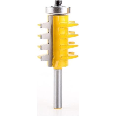 1PC 1/2 pouce tige Rail et Stile doigt Joint colle routeur Bit cône Tenon menuiserie Cutter outils électriques(15131) - 15131