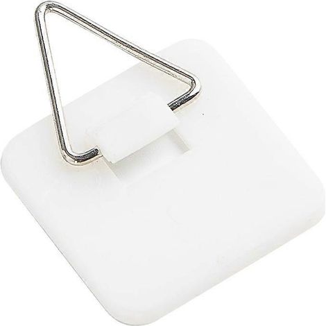 50 fixations adhésives invisibles, attaches pour cadres sans perçage, supports muraux adhésifs invisibles (1/5)