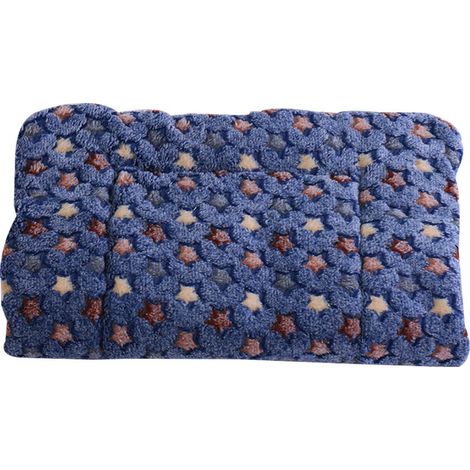 Haustiermatte – Weiche, mit Baumwolle gefüllte Plüschmatte – Für Hunde und Katzen – Für drinnen, draußen und auf Reisen – 60 x 40 cm – 1 Stück (1/5)