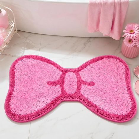 CCYKXATapis De Bain Antidérapant Lavable en Microfibre Duveteuse, Absorbant Tapis De Salle De Bain Doux Épais À Séchage Rapide 40x60cm (1/5)