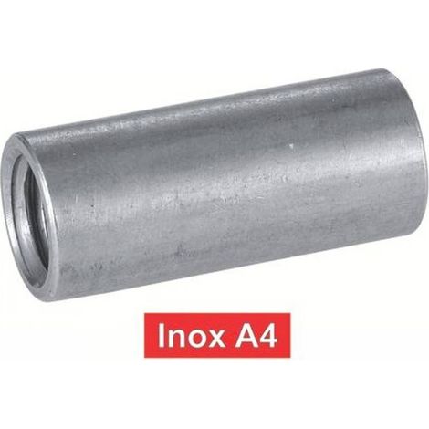 50 Manchons Cylindriques Taraudés 1 mm - Inox A4 - D-Work