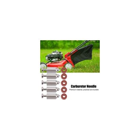 Kit de réparation de joint de siège d'aiguille de soupape à flotteur de carburateur pour moteurs verticaux Briggs Stratton 398188, 281144, 299096, 394681, 83400 5 HP et 6 HP, paquet de 5.