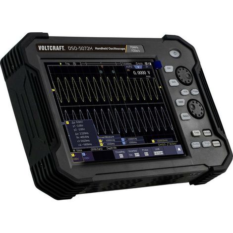 [GEBRAUCHT] B-Ware VOLTCRAFT DSO-5072H Hand-Oszilloskop LCD-Touchdisplay 70 MHz 2-Kanal 1 GSa/s (1/2)
