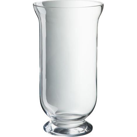 Photophore verre transparent Omani H 40cm