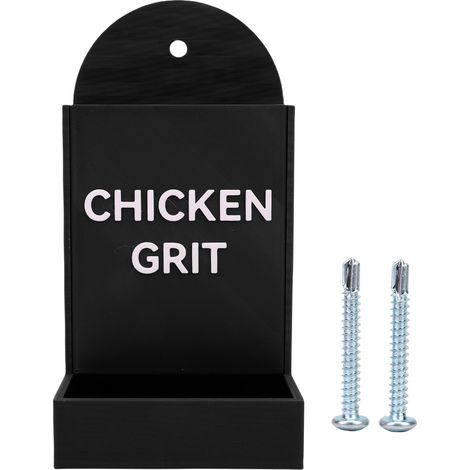 Distributeur de gravier pour poules, suspendu à gravité, en plastique, 9x17.5cm, anti-gaspillage, pour volailles (1/5)