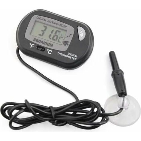 Thermomètre digital LCD pour aquarium et vivarium (1/4)