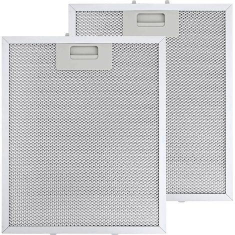 2 pièces 260mm x 230mm Filtre Hotte Aspirante pour Hotte Aspirante Blancs Grande Capacité de Stockage d'huile Résistance aux Hautes Températures Pièce de Rechange 5 Couches (1/5)