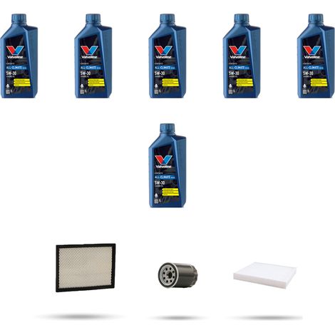 Kit tagliando 3 FILTRI e 6L OLIO compatibile con Chrysler 300c 2.7 142kw dal 2004 al 2010 (1/5)