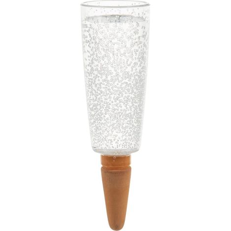 Scheurich Copa M Transparent 150 ml - Globe d'arrosage avec tige en terre cuite