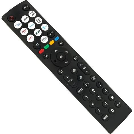 Télécommande Vocale Compatible TV Hisense 4K Ultra HD 43E63NT 50E63NT 55E63NT 65E63NT 75E63NT 85E63NT Smart VIDAA U7, Remplacement (1/5)