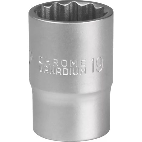 Douille 1/2" 12 pans 19 mm (1/3)
