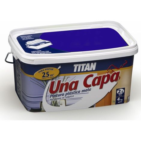 PINTURA PLASTICA UNA CAPA MATE