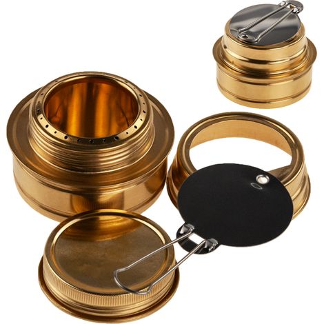 Réchaud de camping portable IM027 pour touristes, fonctionnant à l'alcool. (1/5)