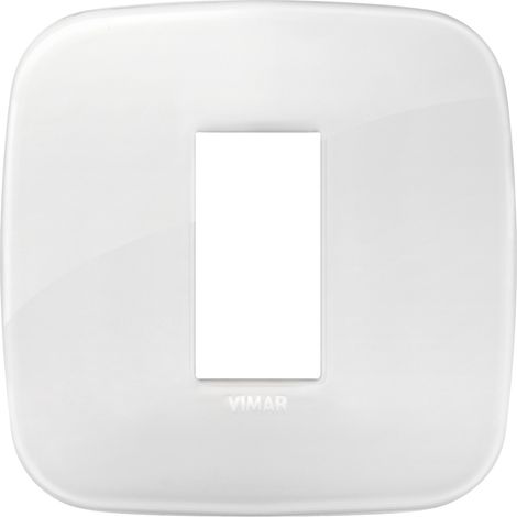 Placca Round 1M Reflex ghiaccio scatola rotonda Vimar Arkè 19671.66