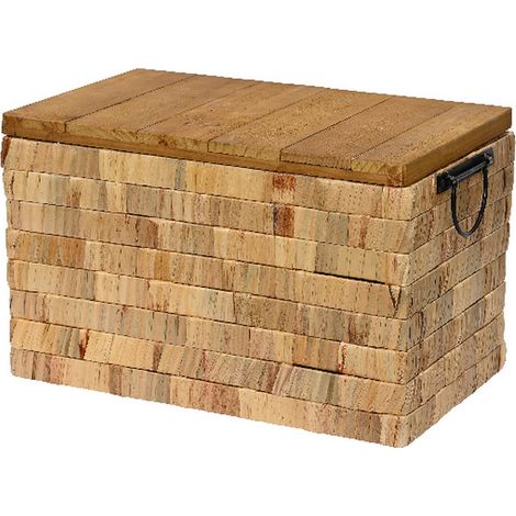 Kaemingk – Boîte décorative petite – Naturel/beige, jacinthe d'eau tressée