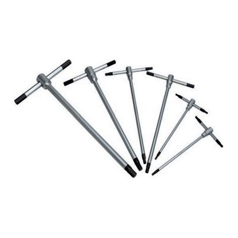 Assortimento 6 chiavi a  Ti a 3 teste Torx LTI