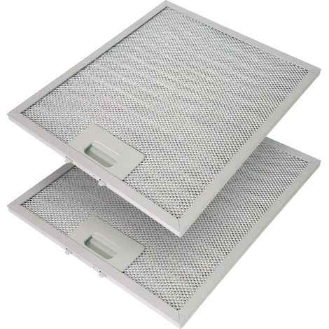 Metallfettfilter für Dunstabzugshauben, 320x260mm, Fettfilter mit Metallgitter für Küchenabzugshauben (2 Stück)