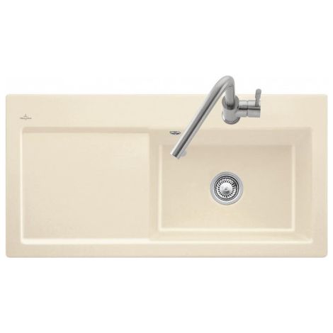 Évier intégré SUBWAY 60 XL FLAT 965x475mm Be re Exz-bet crema
