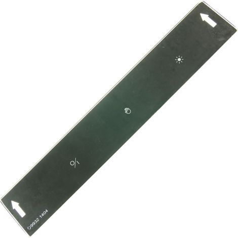 Ersatzteil - Glaskante schwarz -  - DE DIETRICH