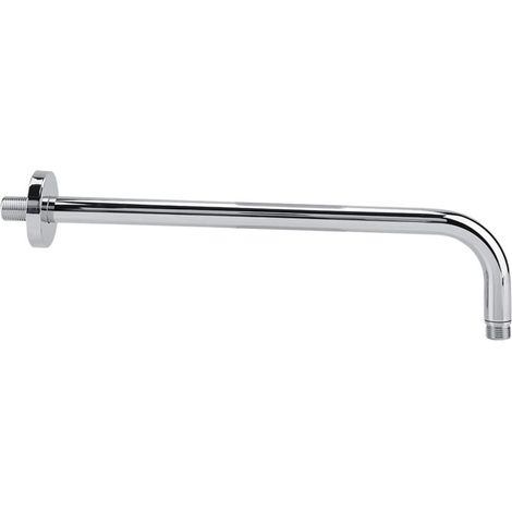 Bras de douche fixé au mur haut en acier inoxydable rond extra long bras de rallonge de douche tuyau accessoires de pommeau de douche au plafond garantie de qualité facile à utiliser