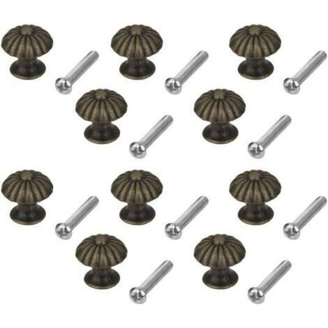 Poignées d'armoire Boutons de meubles Boutons de meubles Boutons de meubles - 10 pièces (1/5)