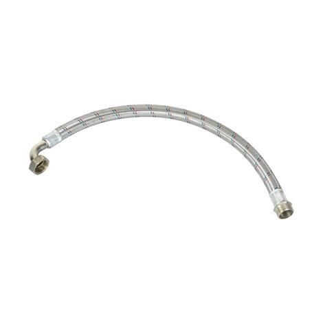 Ribimex – Flexible sanitaire inox tressé 70cm – Mâle 1" 26x34 – Femelle tournant 1" 26x34 – Pour installations en eau froide