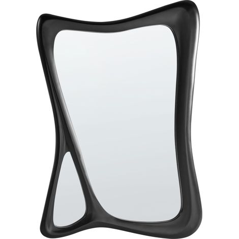 Wandspiegel LANESTER 70 cm 100 cm Schwarz