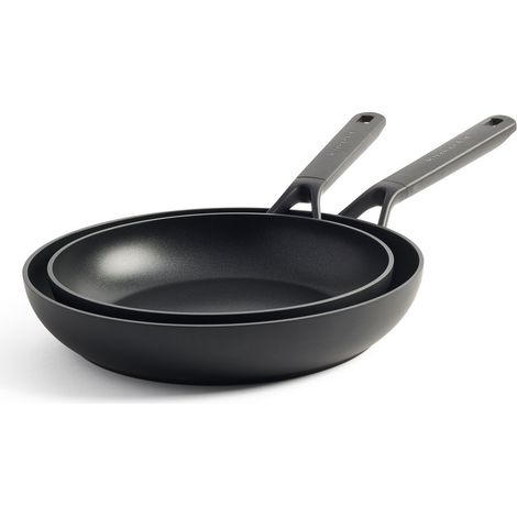 KitchenAid - Classic Forged Frypan Set - Black - 20 cm + 28 cm