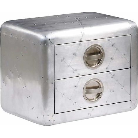 Maison Exclusive - Aviator Beistelltisch Aluminium Vintage Flugze (1/5)