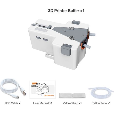Sistema di alimentazione automatica del filamento per stampanti 3D. Sistema automatico di ricarica della bobina di scorta per una stampa stabile. Alimentazione remota a basso attrito. Compatibile con (1/5)