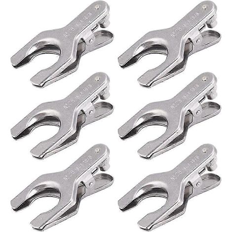 Lot de 6 pinces de laboratoire : pince à pince en acier inoxydable, porte-bécher, pince pour flacon, pince sphérique métallique Joi – Outils de laboratoire de qualité pour les professionnels (1/5)