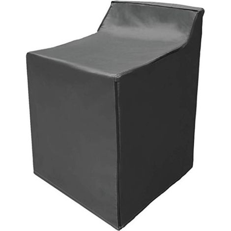 Eosnow Couverture de protection solaire pour Machine à laver, imperméable et anti-poussière, pour balcon domestique, pour sèche-linge, noir, 74x71x101cm