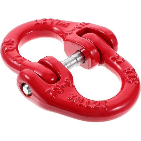 Maillon de Liaison Acier Forgé 2T Goupille et Boucle Verrouillable pour Chaîne de Levage (1/5)