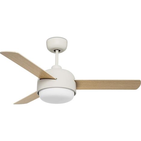 Leds-C4 Klar Ventilatore da Soffitto 2 Luci Bianco Antico, E27 (1/7)
