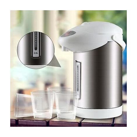 3 L Elektrischer Thermopot Elektrisch Wasserkocher für heisses und kaltes Wasser Dispenser Heißwasserspender Edelstahl Elektrische Küchengeräte