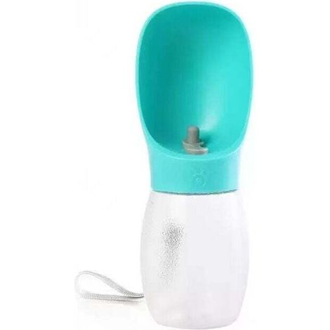 Bouteille d'eau portable pour animaux de compagnie, bouteille de voyage antibactérienne de 300 ml, eau de qualité alimentaire, convient aux chats et aux chiens, eau potable pour animaux de compagnie e