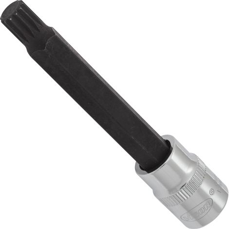 Schraubendrehereinsatz ∙ V6117 ∙ 3/8 Zoll (10 mm) Vierkant hohl ∙ Innen Vielzahn Profil XZN ∙ SW M9 (1/2)