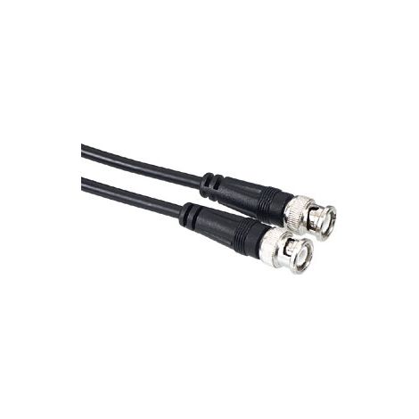 Câble BNC S-IMPULS, 3m, 50Ω, Mâle/Mâle, noir