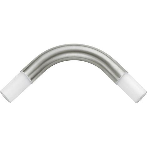 Codo 90Gr PLAN para platos de ducha cuadrados aluminio anodizado plata KEUCO